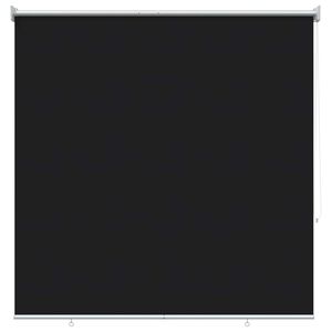 vidaXL Outdoor Roller Blind UV Protection Black 120 x 230 cm (W x H)