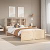 vidaXL Bookcase Bed without Mattress 150x200 cm King Size Solid Wood Pine