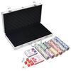 vidaXL Poker Chip Set 300 pcs 11.5 g
