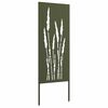 vidaXL Garden Privacy Screen Olive green 50 x 140 cm Cold-rolled steel