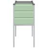 vidaXL Planter Pastel Green 100 x 45 x 90 cm Galvanised Steel