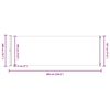 vidaXL Patio Retractable Side Awning 200x600 cm Cream