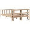 vidaXL Bed Frame without Mattress 140x190 cm Solid Wood Pine