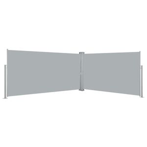 vidaXL Retractable Side Awning 160x600 cm Grey