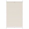 vidaXL Plisse Blind 80x100cm Creme