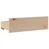 vidaXL Bed Frame without Mattress with Drawers 135x190 cm Double Solid Wood Pine
