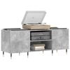 vidaXL Record Cabinet Concrete Grey 121x38x48 cm Engineered Wood