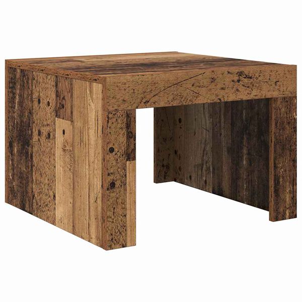 vidaXL Coffee Table Old Wood 50 x 50 x 35 cm Engineered Wood