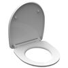 SCH&Uuml;TTE Duroplast High Gloss Toilet Seat with Soft-Close MAGIC LIGHT