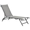 vidaXL Sun Loungers 2 pcs Textilene and Steel