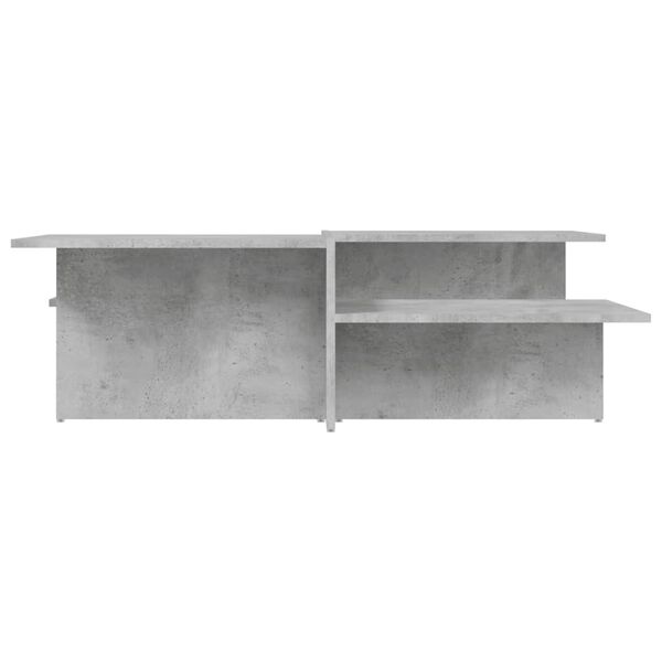 vidaXL Coffee Tables 2 pcs Concrete Grey Engineered Wood