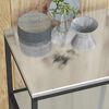 vidaXL Kitchen Storage with Shelf Silver 60 x 50 x 92 cm Steel