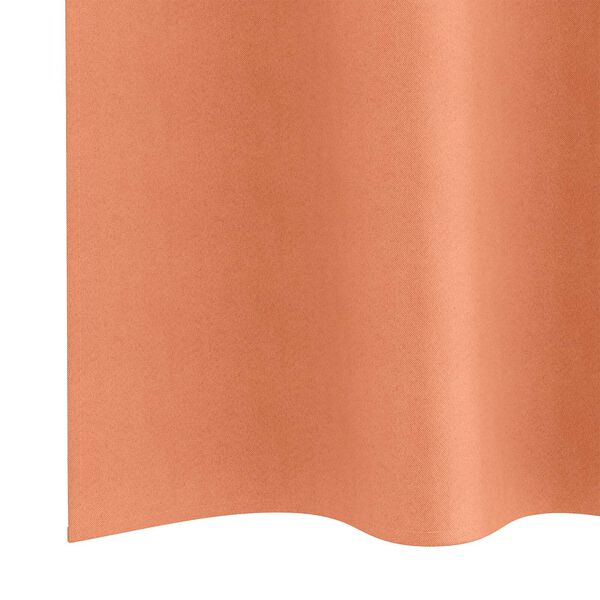 vidaXL Curtains with Curtains 2 pcs Terracotta 260 x 140 cm Polyester