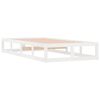 vidaXL Bed Frame without Mattress White 90x200 cm Solid Wood