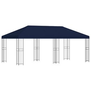 vidaXL 6 x 3 m Blue Polyester and Steel 190