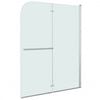 vidaXL Folding Shower Enclosure 2 Panels ESG 95x140 cm