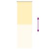 vidaXL Roller Blind Blackout Yellow 45x130 cm Fabric Width 40.7 cm Polyester