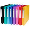 Exacompta Elasticated Filing Box A4 40mm Pressboard Glossy 8 pcs