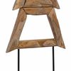 vidaXL Christmas Tree with Stand Brown 149.5 cm Solid teak wood