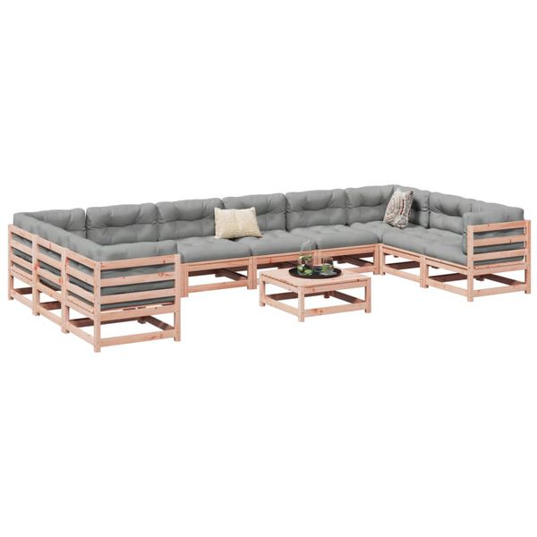 vidaXL 11 Piece Garden Sofa Set Solid Wood&nbsp;Douglas Fir