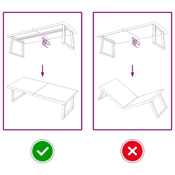 vidaXL Table Top 140x60x(2-6) cm Untreated Solid Wood Oak