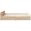 vidaXL Bed frame without Mattress 200x200 cm Solid Wood Pine