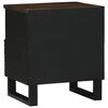 vidaXL Bedside Cabinet Walnut 40 x 33 x 46 cm Solid Acacia wood