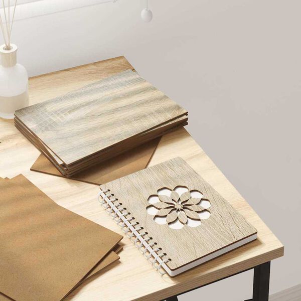 vidaXL Decor Panels 150 pcs Sonoma Oak 15 x 21 x 0.27 cm