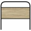 vidaXL Replace Headboard Sonoma Oak 107 cm Steel and Engineered Wood