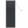 vidaXL Venetian Blinds Height Adjustable Black 130 x 45 cm Aluminium