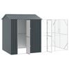 vidaXL Bird Cage Anthracite 418 x 210 x 247 cm Galvanised Steel