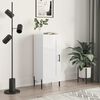 vidaXL Sideboard High Gloss White 34.5x34x90 cm Engineered Wood