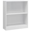 vidaXL Bookshelf High Gloss White 60x24x76 cm Engineered Wood