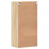 vidaXL Wall-mounted Cabinet with Shelf Sonoma oak 55 x 29 x 100 cm