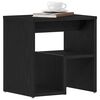 vidaXL Bedside Cabinet Black oak 40 x 30 x 40 cm Engineered wood