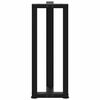 vidaXL Console Table Legs T-Shaped&nbsp;2 pcs Black 38x25x(72-73) cm Steel