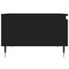vidaXL Coffee Table Black 55x55x36.5 cm Engineered Wood