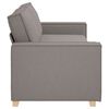 vidaXL Sofa Taupe 220 x 78 x 84 cm Fabric