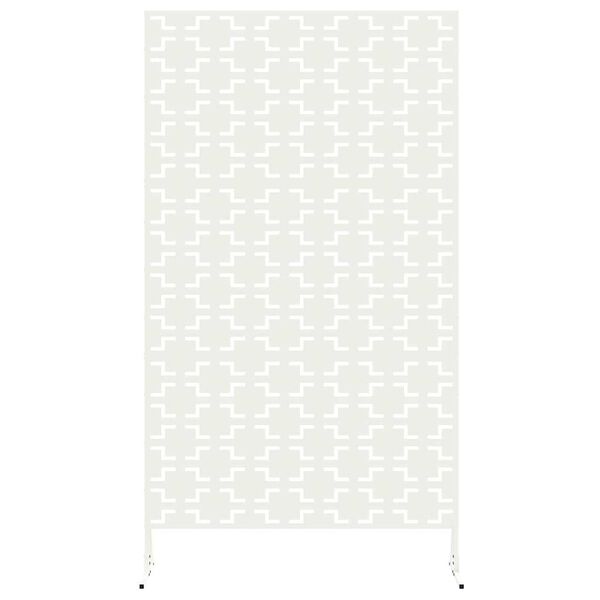 vidaXL Privacy Screen White 100 x 50 x 180 cm Steel
