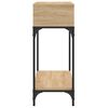 vidaXL Console Table Sonoma Oak 100x30.5x75 cm Engineered Wood