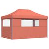 vidaXL Party Tent Folding Terracotta 292 x 440 x 315 cm Oxford Fabric