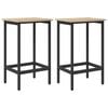 vidaXL Bar Stool 2 pcs Sonoma Oak 40 x 32 x 64 cm Engineered Wood