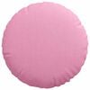 vidaXL Seat Cushions 2 pcs Pink &Oslash;40 x 13 cm Fabric