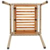 vidaXL Garden Stacking Chairs 4 pcs Brown and Beige