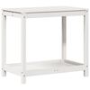 vidaXL Potting Table with Shelf White 82.5x50x75 cm Solid Wood Pine