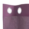 vidaXL Voile Curtains with Grommets 2 pcs Purple 140x245 cm