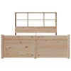 vidaXL Bookcase Bed without Mattress 150x200 cm King Size Solid Wood Pine
