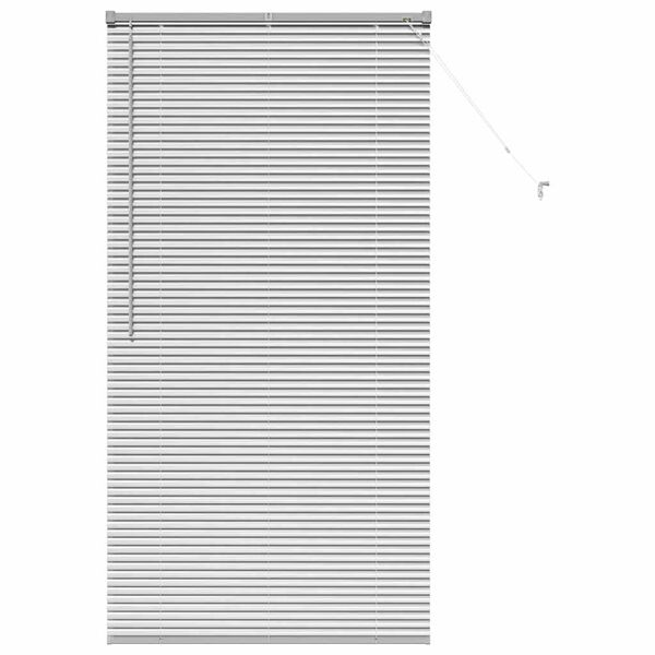 vidaXL Venetian Blinds Height Adjustable Silver 175 x 85 cm Aluminium