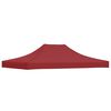 vidaXL Party Tent Roof | Burgundy | 600D Oxford fabric with PVC coating