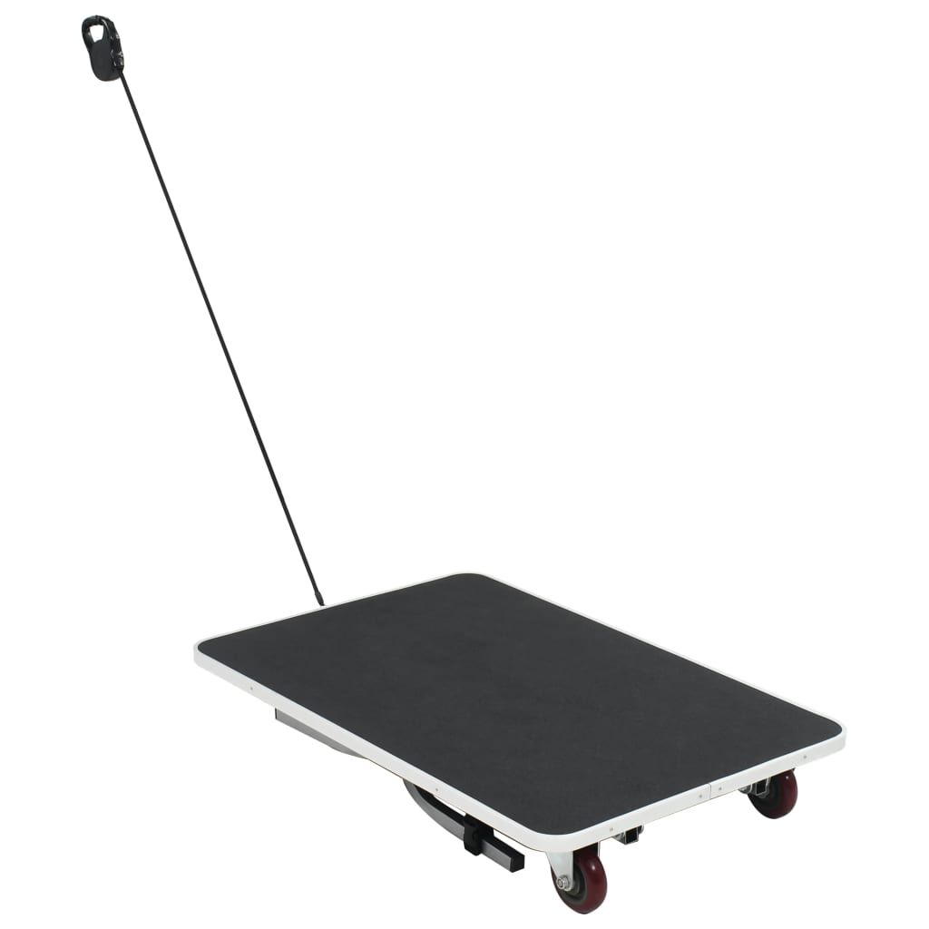 Portable Dog Grooming Table with Castors vidaXL